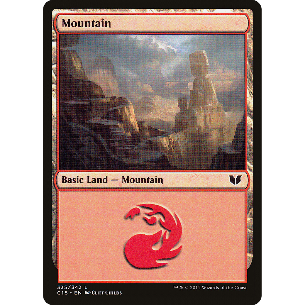 Mountain (335) (C15-335) - Commander 2015