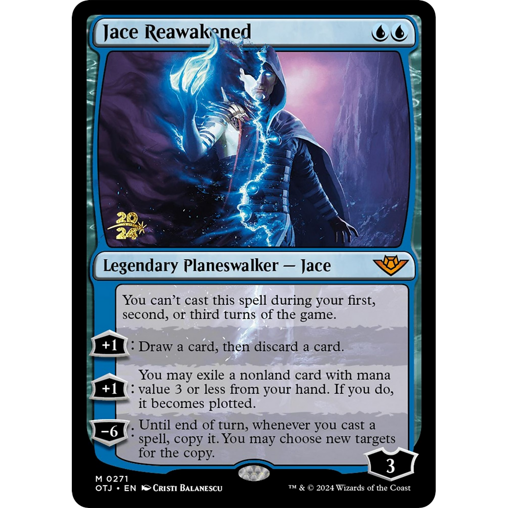 Jace Reawakened (PRE-271S) - Outlaws of Thunder Junction Promos Foil