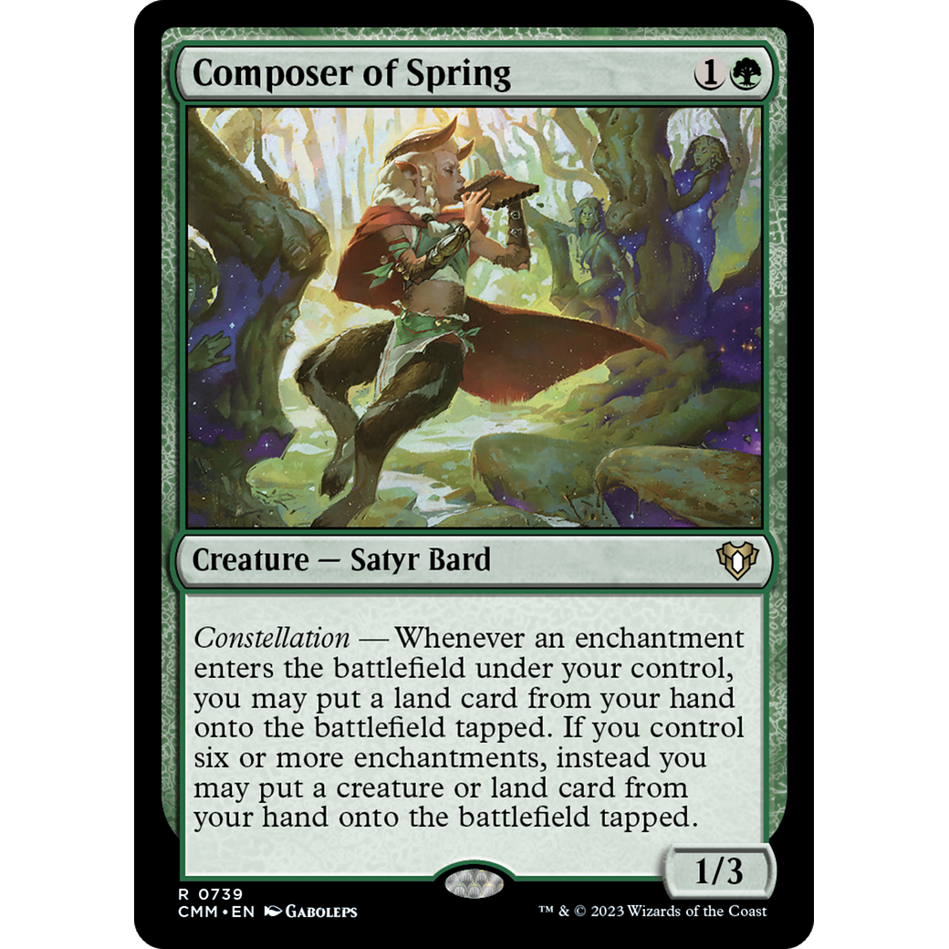 Composer of Spring (CMM-739) - Commander Masters