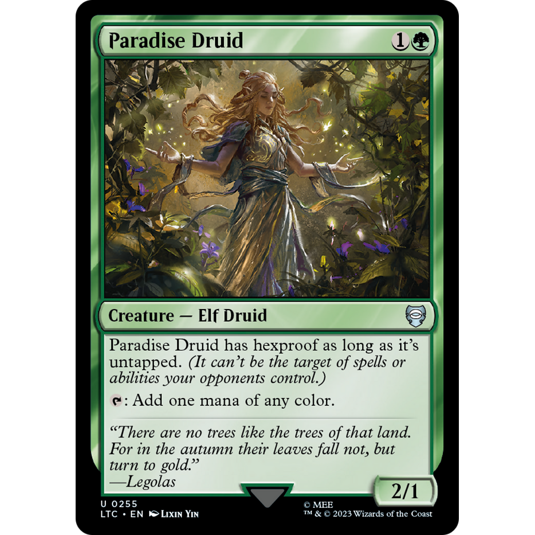 Paradise Druid (LTC-255) - Tales of Middle-earth Commander