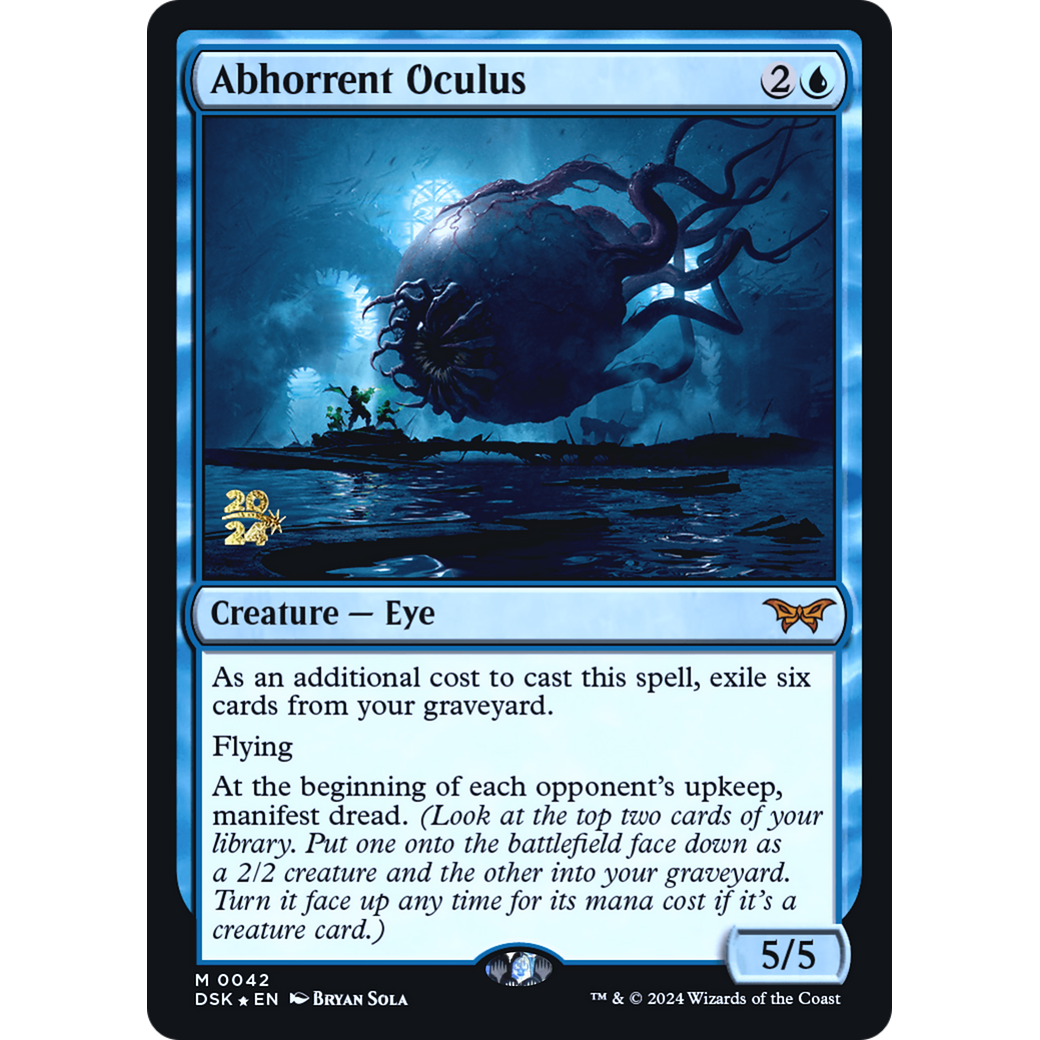 Abhorrent Oculus (PRE-42S) - Duskmourn: House of Horror Promos Foil