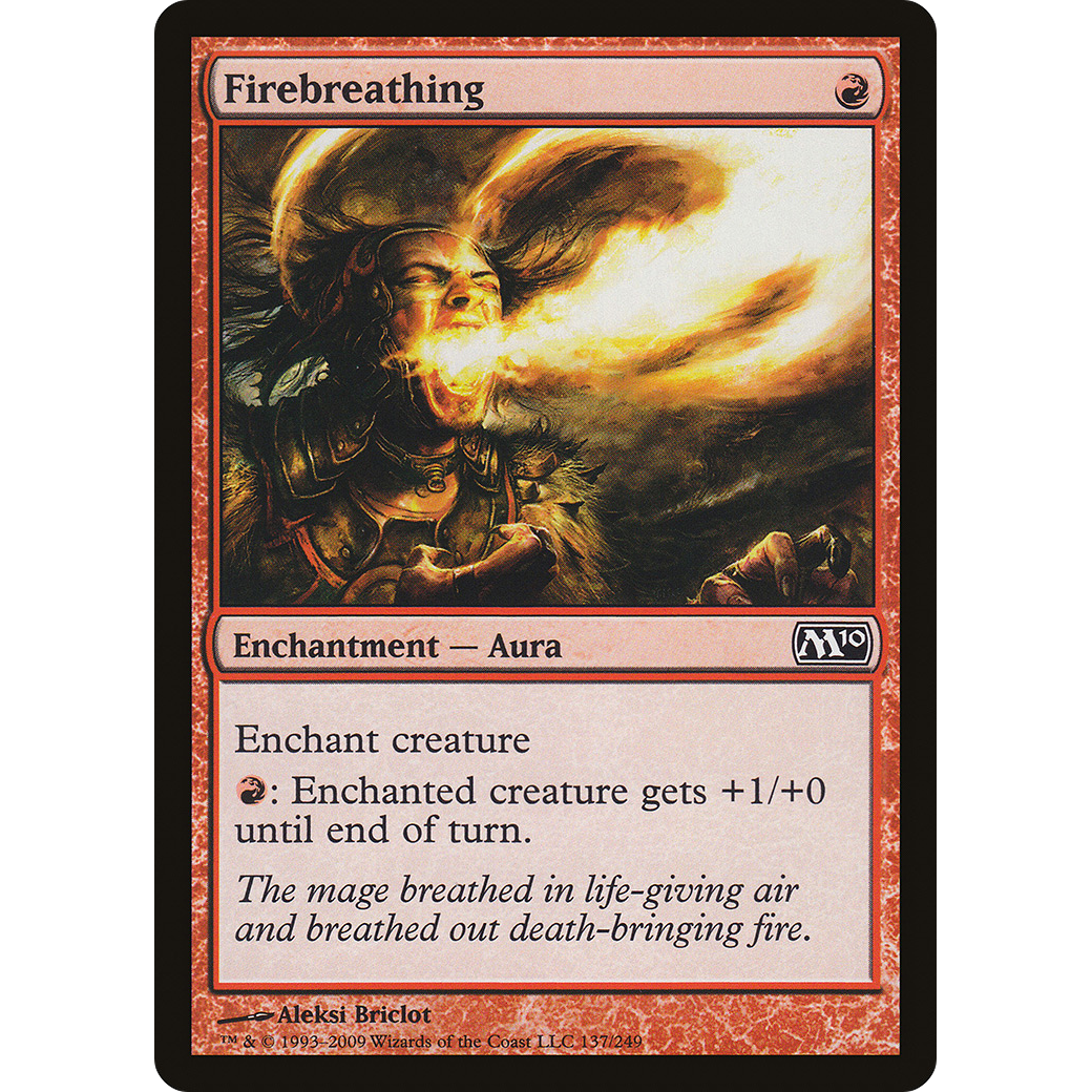 Firebreathing (M10-137) - Magic 2010 Foil