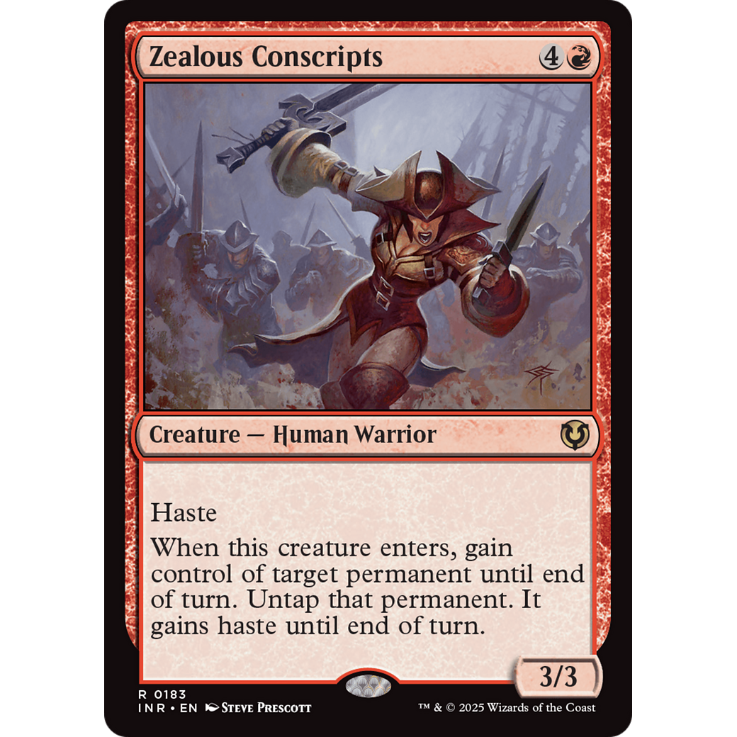 Zealous Conscripts (INR-183) - Innistrad Remastered Foil