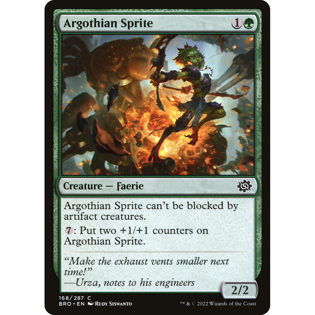 Argothian Sprite (BRO-168) - The Brothers' War Foil