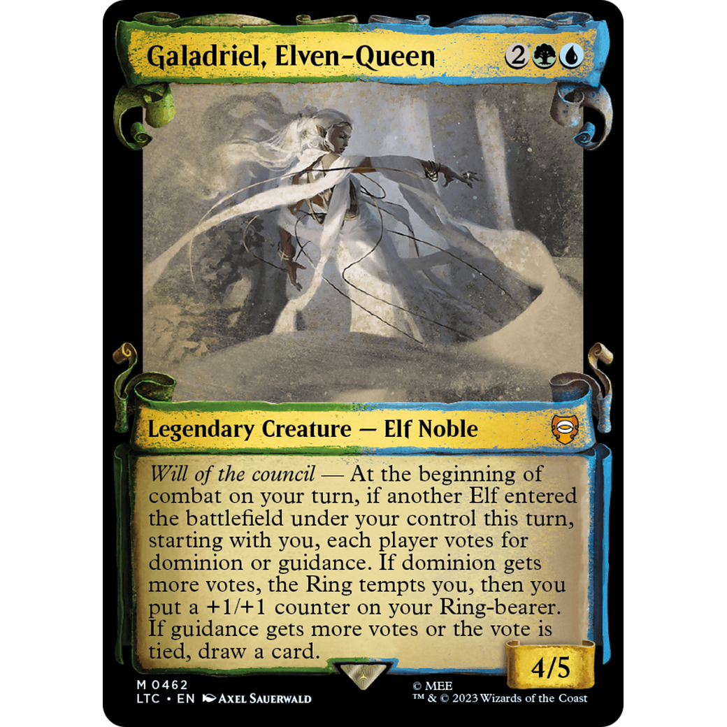 Galadriel, Elven-Queen (LTC-462) - Tales of Middle-earth Commander: (Showcase) Foil