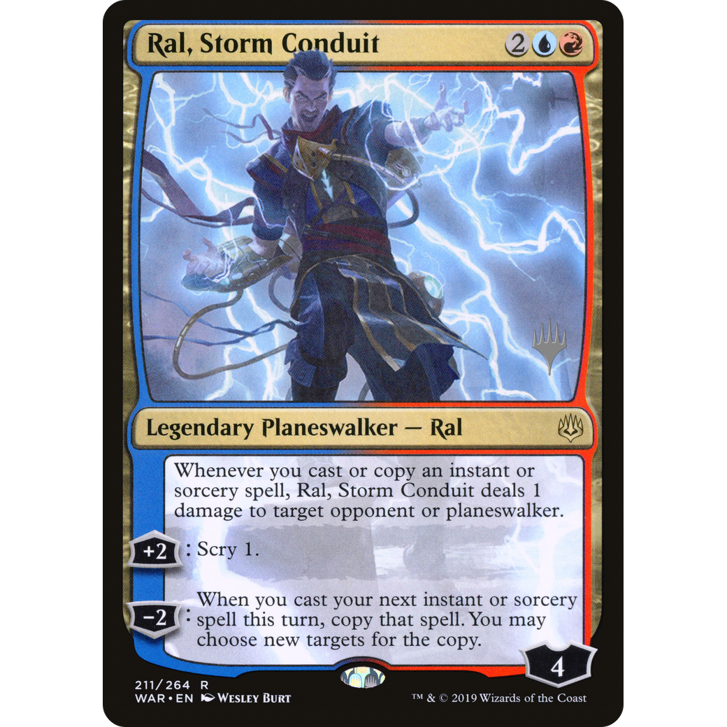 Ral, Storm Conduit (PPELD-211) - War of the Spark Promos Foil