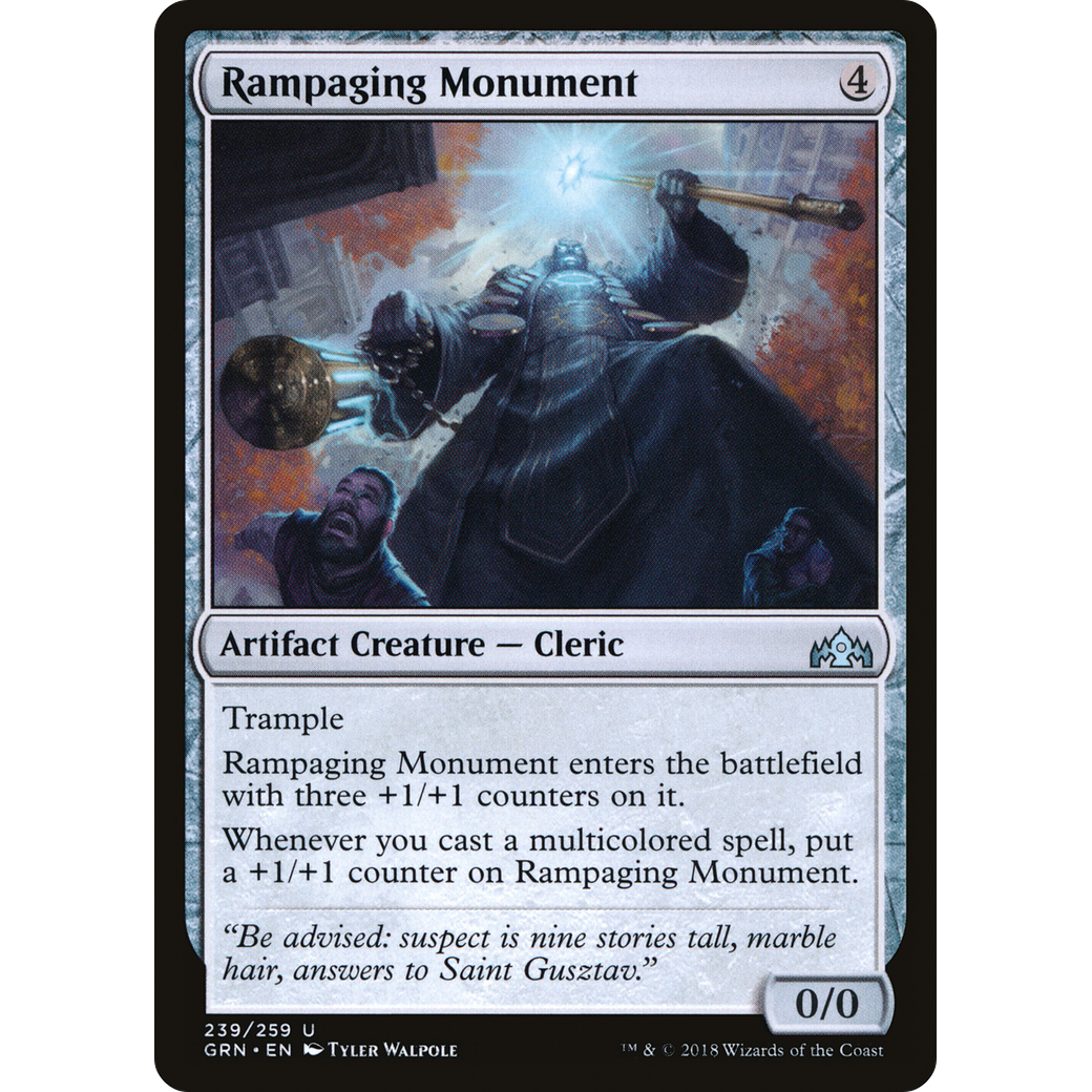 Rampaging Monument (GRN-239) - Guilds of Ravnica Foil