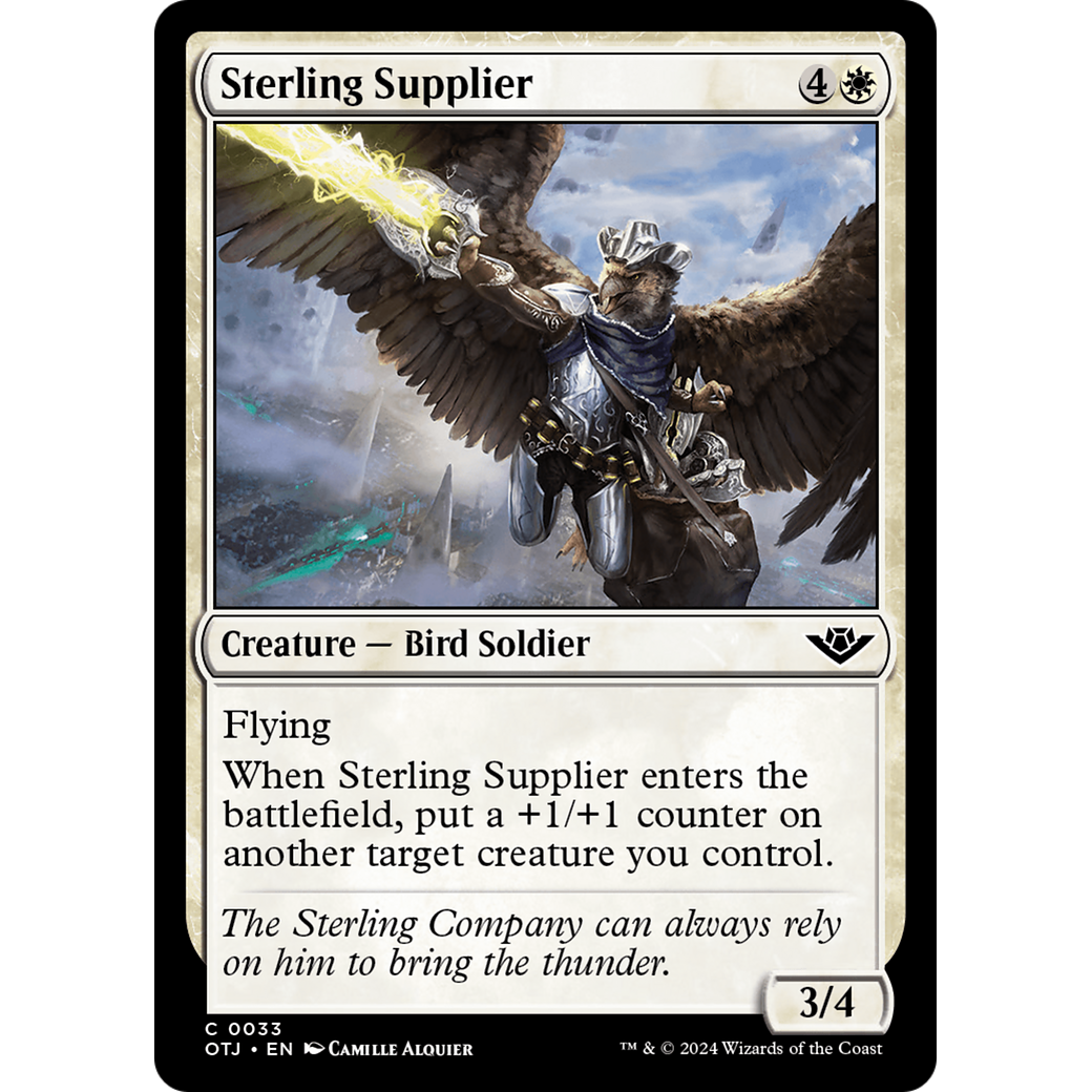 Sterling Supplier (OTJ-033) - Outlaws of Thunder Junction