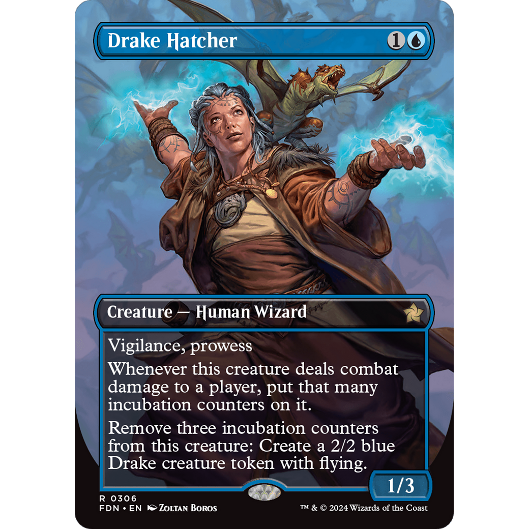 Drake Hatcher (FDN-306) - Foundations (Borderless) Foil