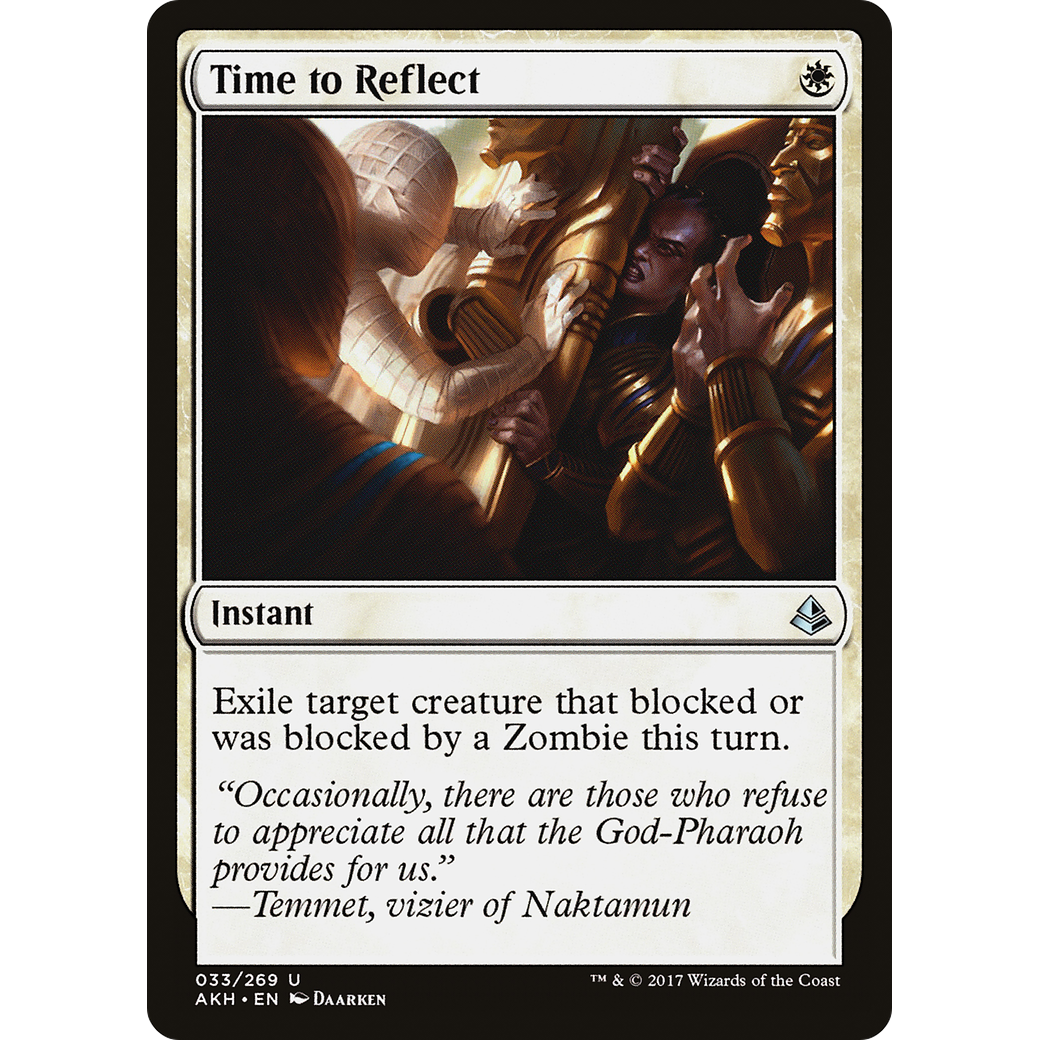 Time to Reflect (AKH-033) - Amonkhet Foil