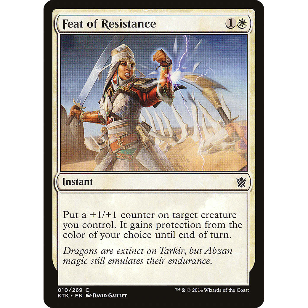 Feat of Resistance (KTK-010) - Khans of Tarkir Foil