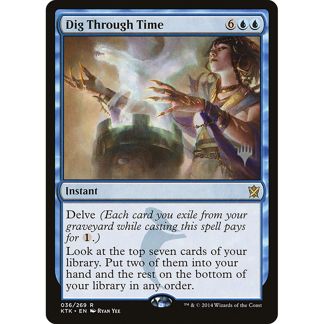 Dig Through Time (PPZNR-036) - Khans of Tarkir Promos Foil