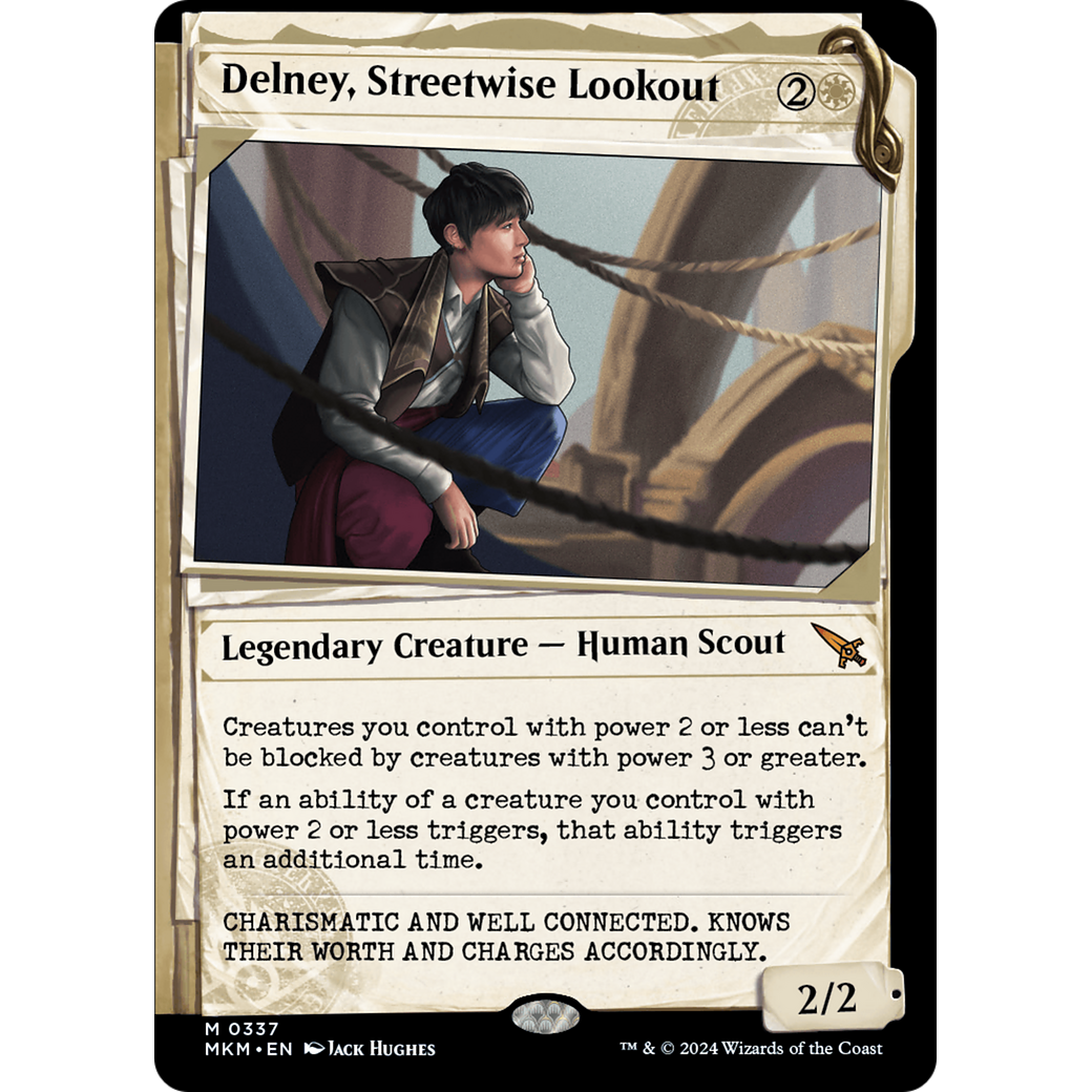 Delney, Streetwise Lookout (MKM-337) - Murders at Karlov Manor: (Showcase)