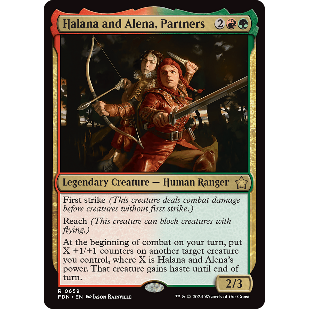 Halana and Alena, Partners (FDN-659) - Foundations