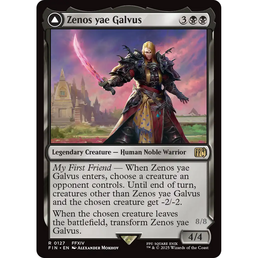 Zenos yae Galvus // Shinryu, Transcendent Rival (FIN-127) - FINAL FANTASY Foil