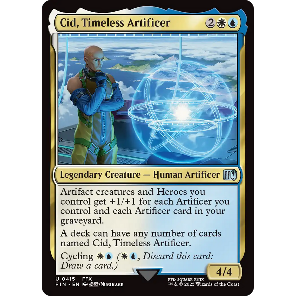 Cid, Timeless Artificer (0415) (FIN-415) - FINAL FANTASY Foil