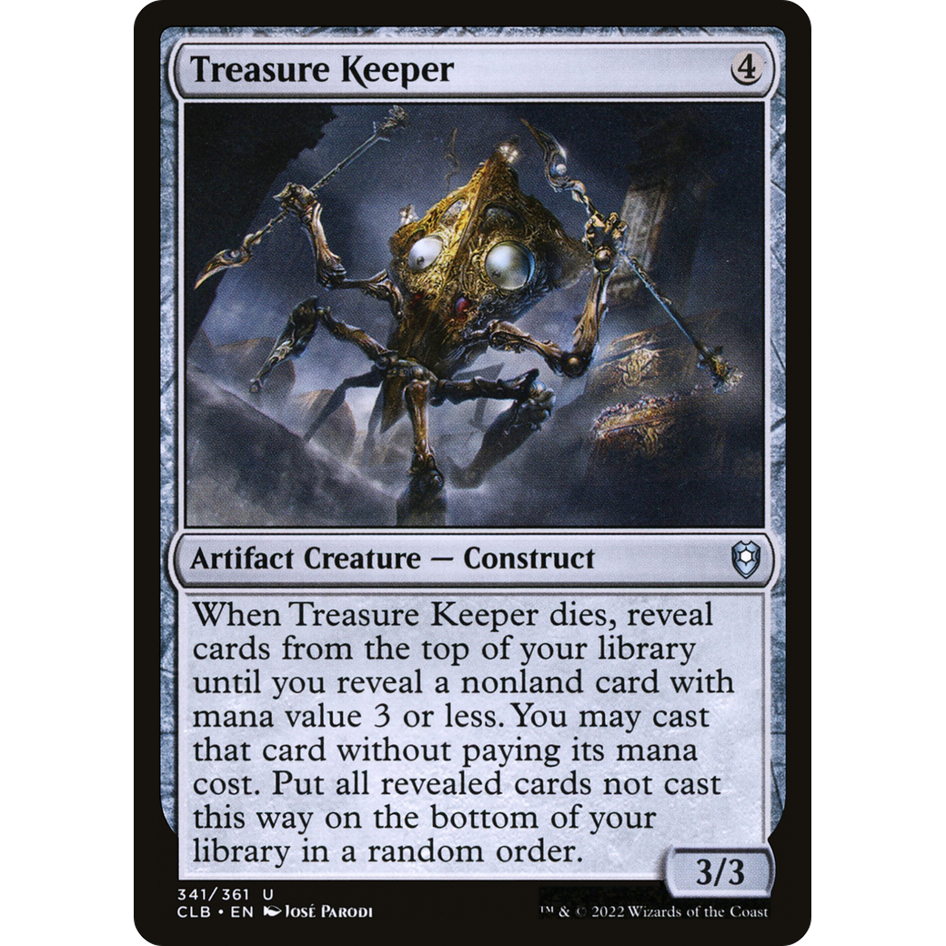 Treasure Keeper (CLB-341) - Commander Legends: Battle for Baldur's Gate Foil