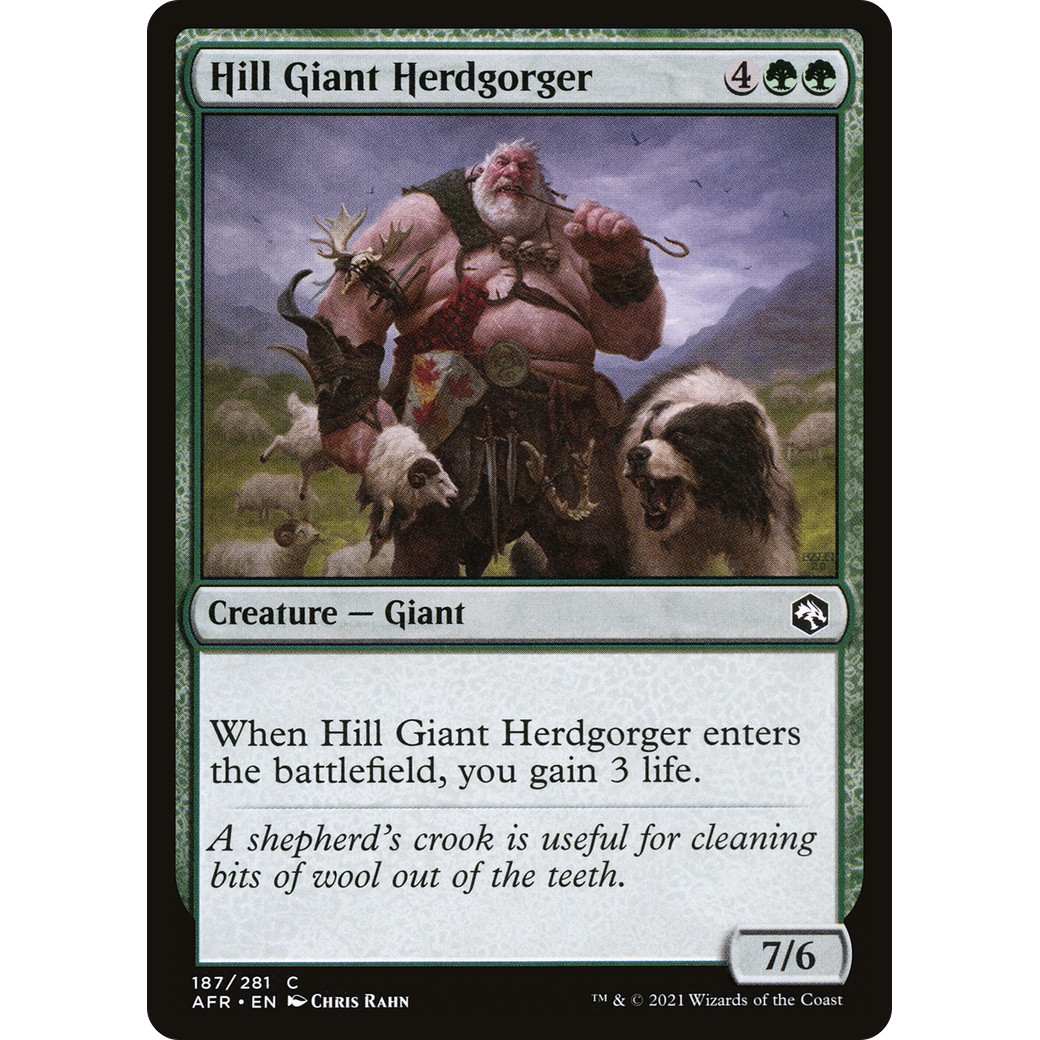 Hill Giant Herdgorger (AFR-187) - Adventures in the Forgotten Realms