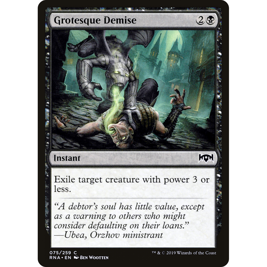 Grotesque Demise (RNA-075) - Ravnica Allegiance Foil