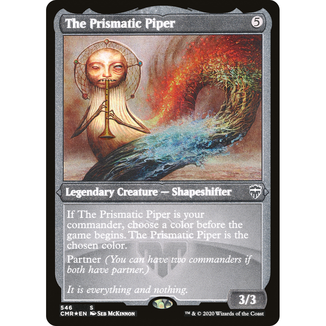 The Prismatic Piper (Foil Etched) (CMR-546) - Commander Legends Foil