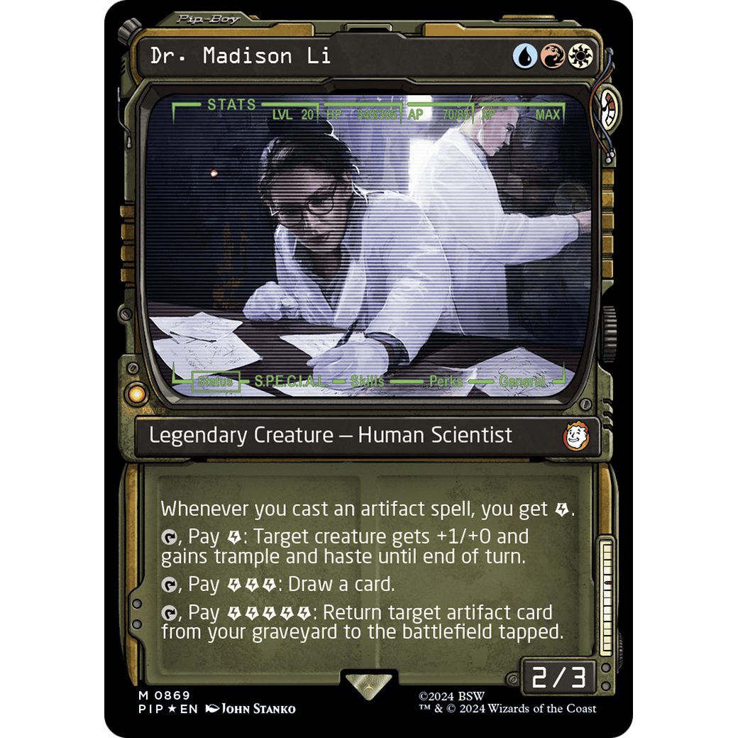 Dr. Madison Li (PIP-869) - Fallout: (Showcase) Foil