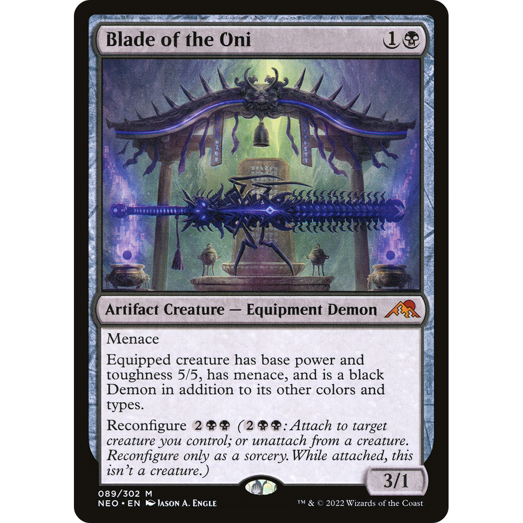 Blade of the Oni (NEO-089) - Kamigawa: Neon Dynasty