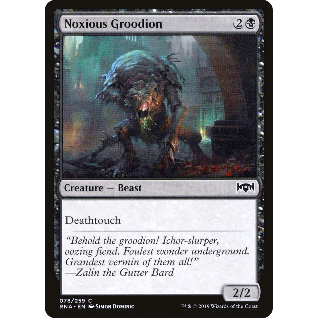 Noxious Groodion (RNA-078) - Ravnica Allegiance Foil