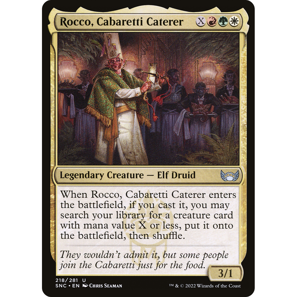 Rocco, Cabaretti Caterer (SNC-218) - Streets of New Capenna Foil