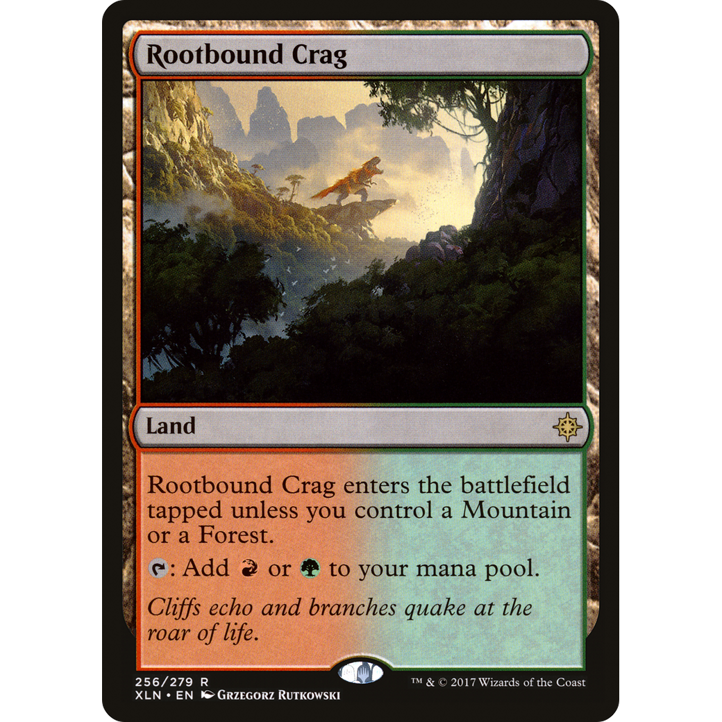 Rootbound Crag (XLN-256) - Ixalan Foil