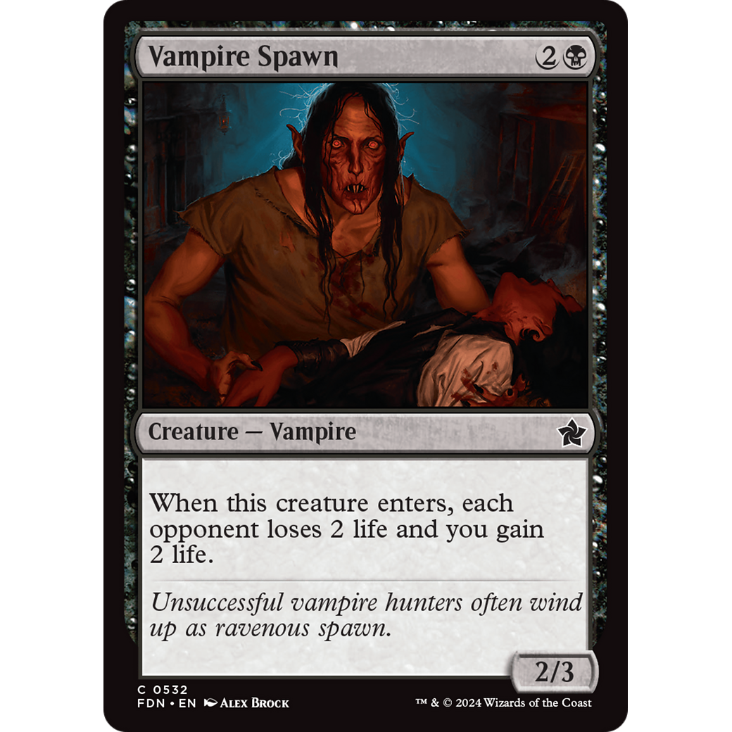 Vampire Spawn (FDN-532) - Foundations