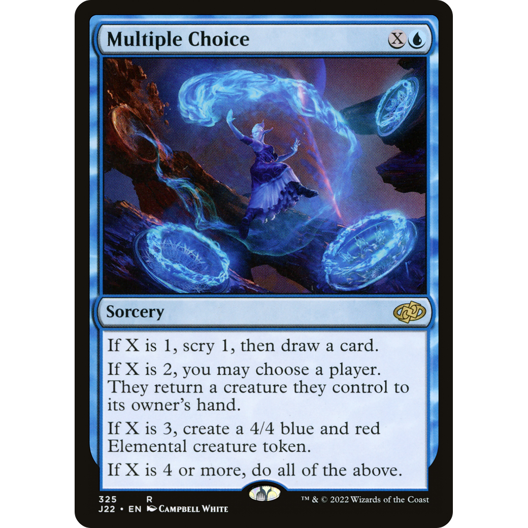 Multiple Choice (J22-325) - Jumpstart 2022