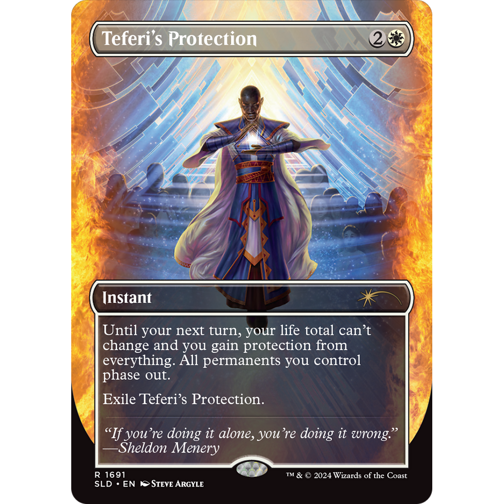 Teferi's Protection (1691) (SLD-1691) - Secret Lair Drop (Borderless)