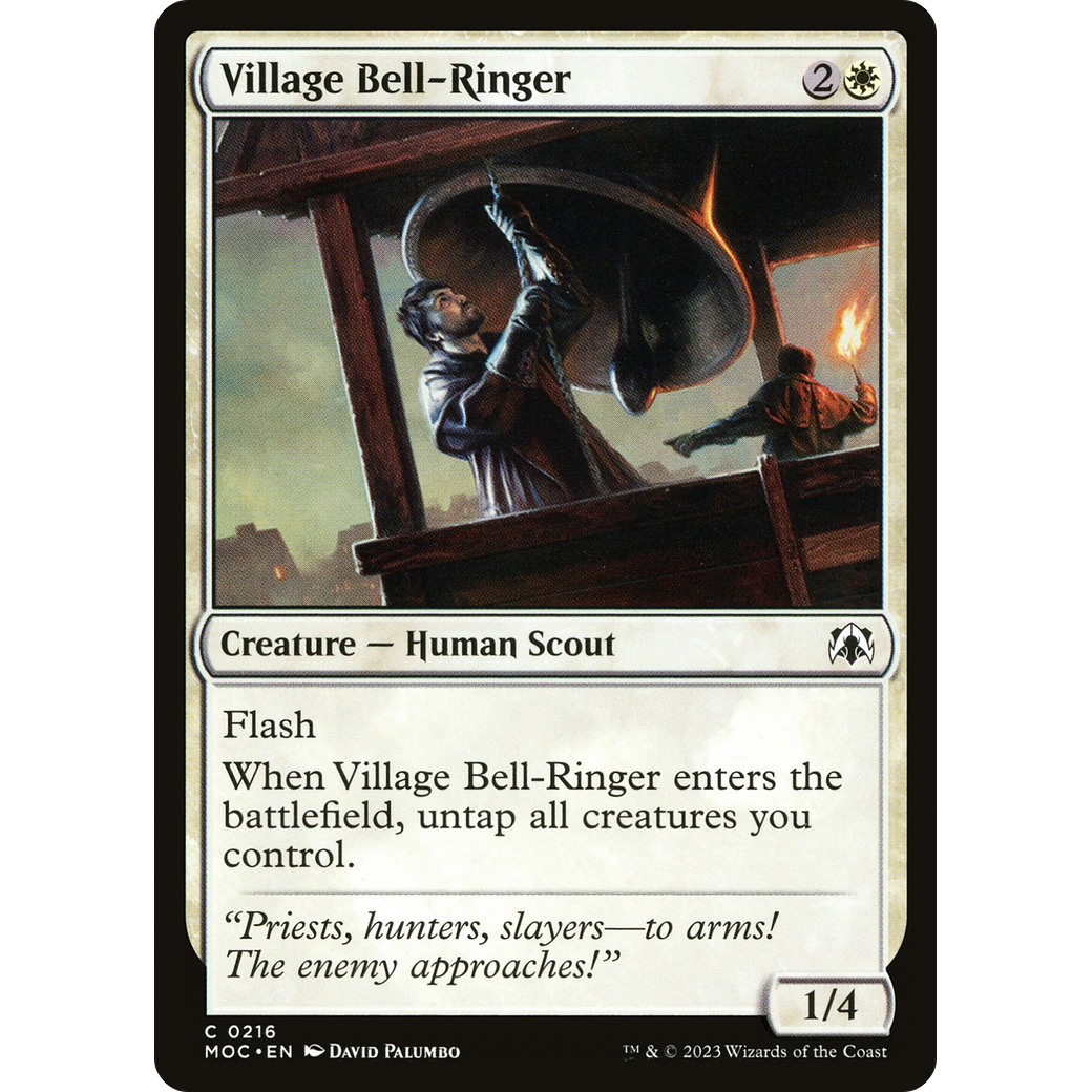 Village Bell-Ringer (MOC-216) - March of the Machine Commander