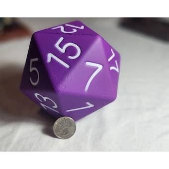 Big Foam Dice 4 inch D20's (11 colors) by Zucati: Red