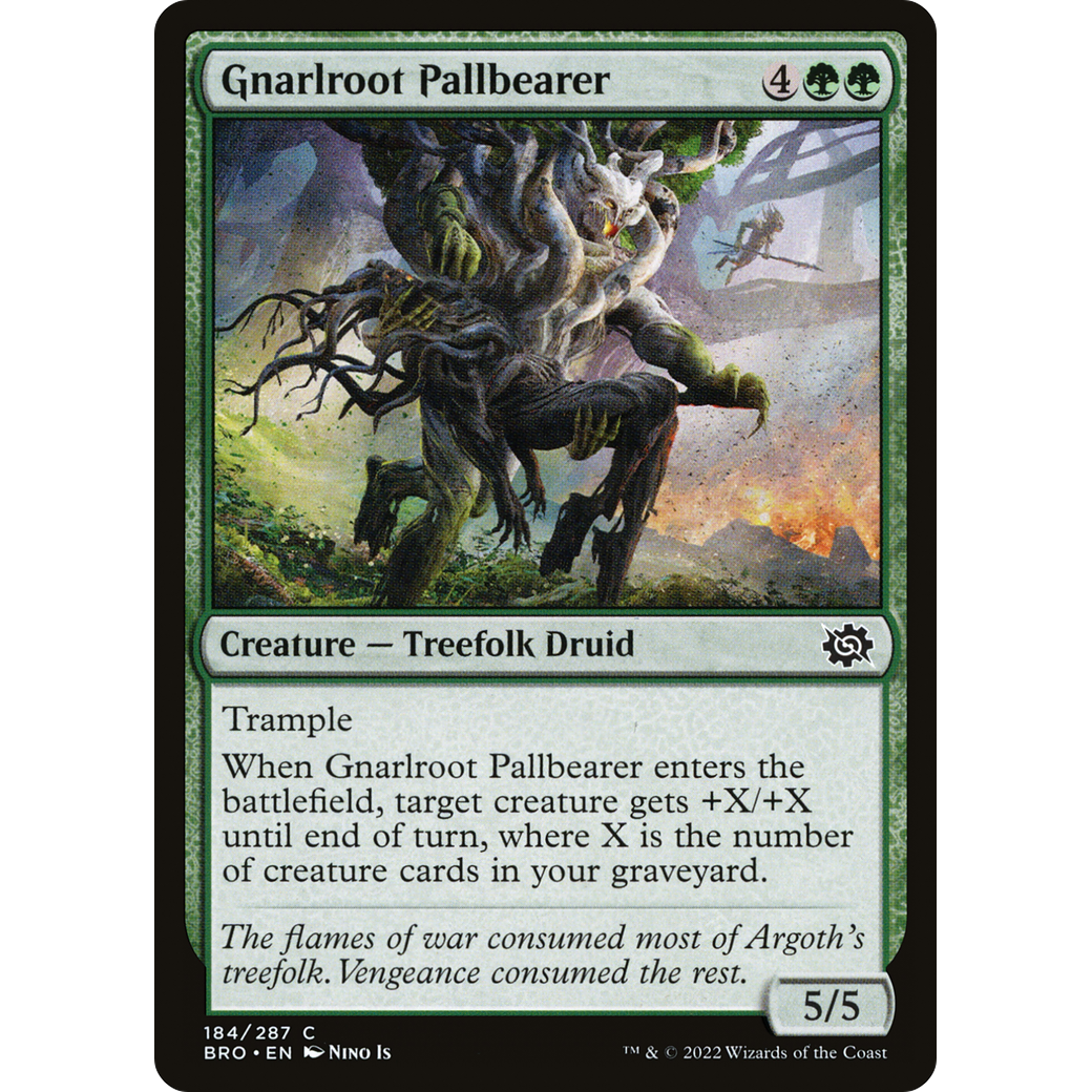 Gnarlroot Pallbearer (BRO-184) - The Brothers' War