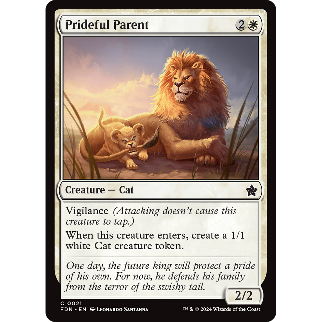 Prideful Parent (FDN-021) - Foundations Foil