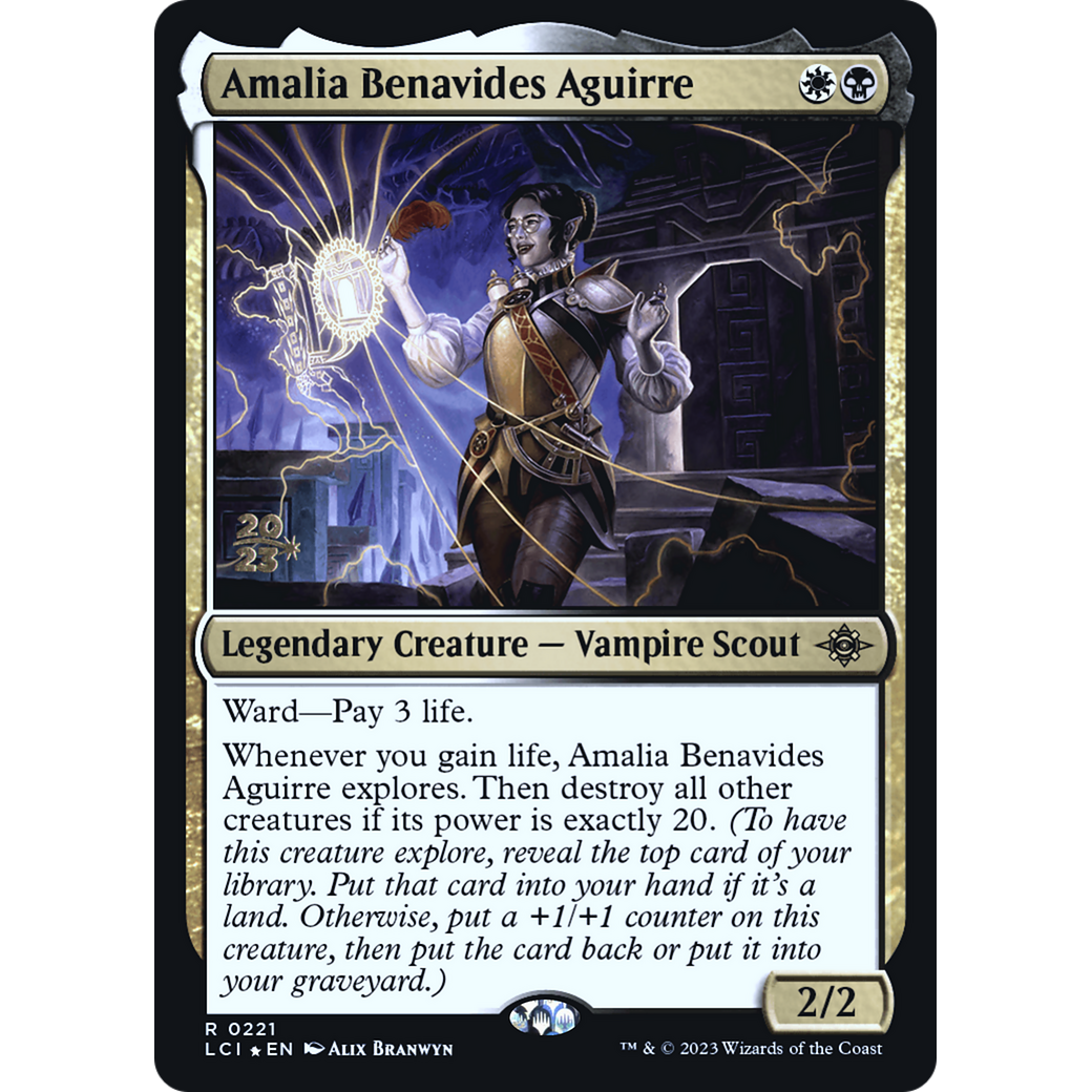 Amalia Benavides Aguirre (PRE-221S) - The Lost Caverns of Ixalan Promos Foil