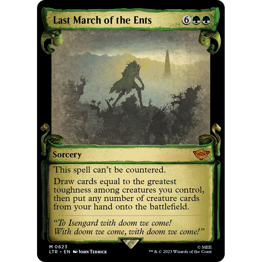 Last March of the Ents (LTR-623) - The Lord of the Rings: Tales of Middle-earth: (Showcase)