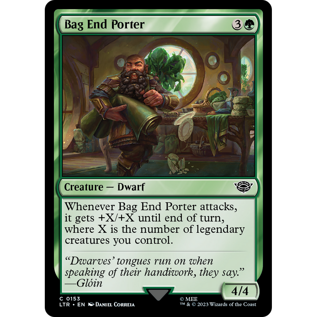 Bag End Porter (LTR-153) - The Lord of the Rings: Tales of Middle-earth Foil