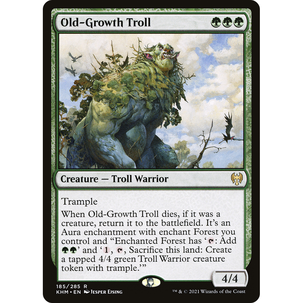 Old-Growth Troll (KHM-185) - Kaldheim Foil
