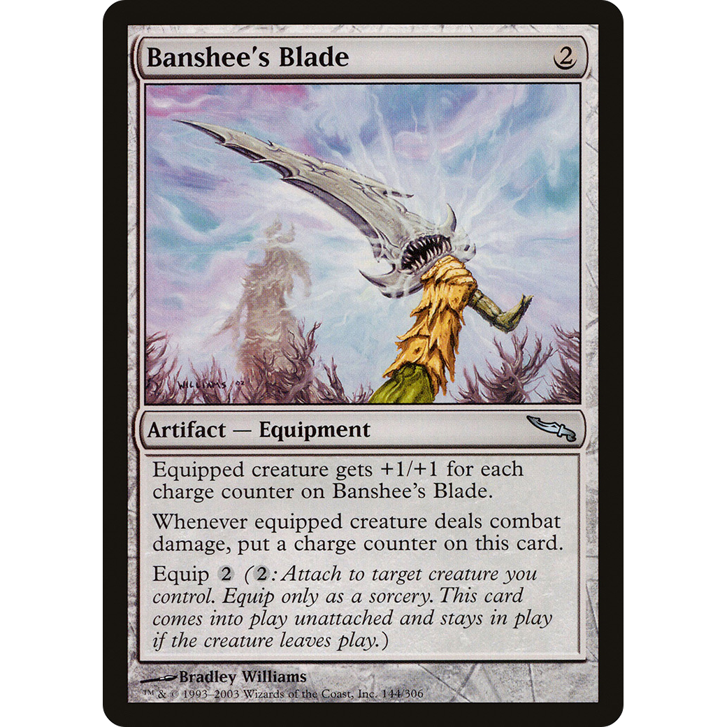 Banshee's Blade (MRD-144) - Mirrodin Foil