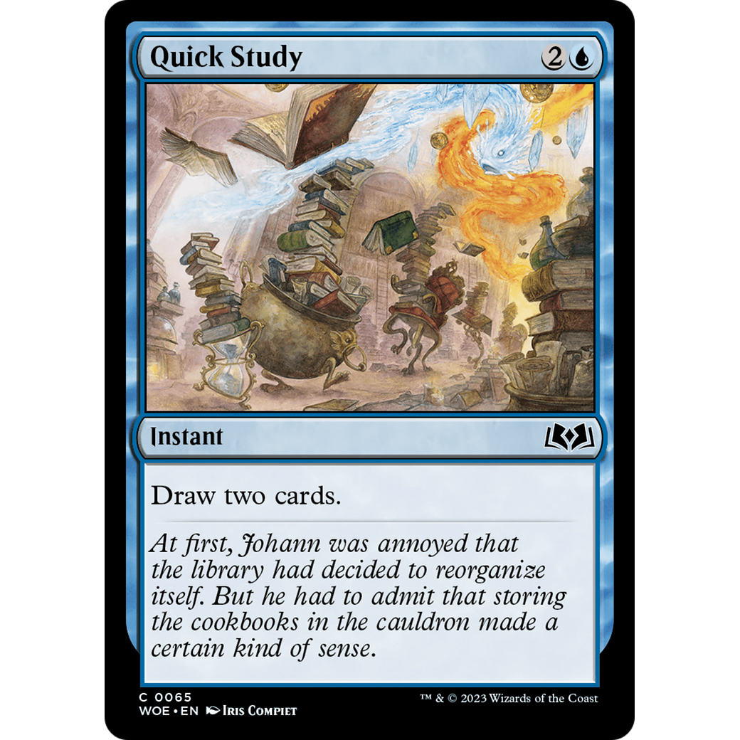 Quick Study (WOE-065) - Wilds of Eldraine Foil