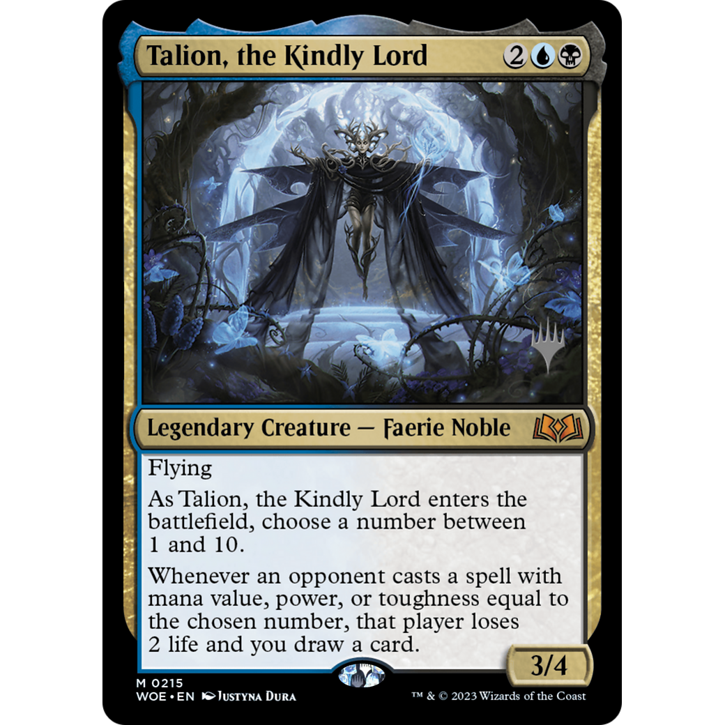 Talion, the Kindly Lord (PPWOE-215P) - Wilds of Eldraine Promos
