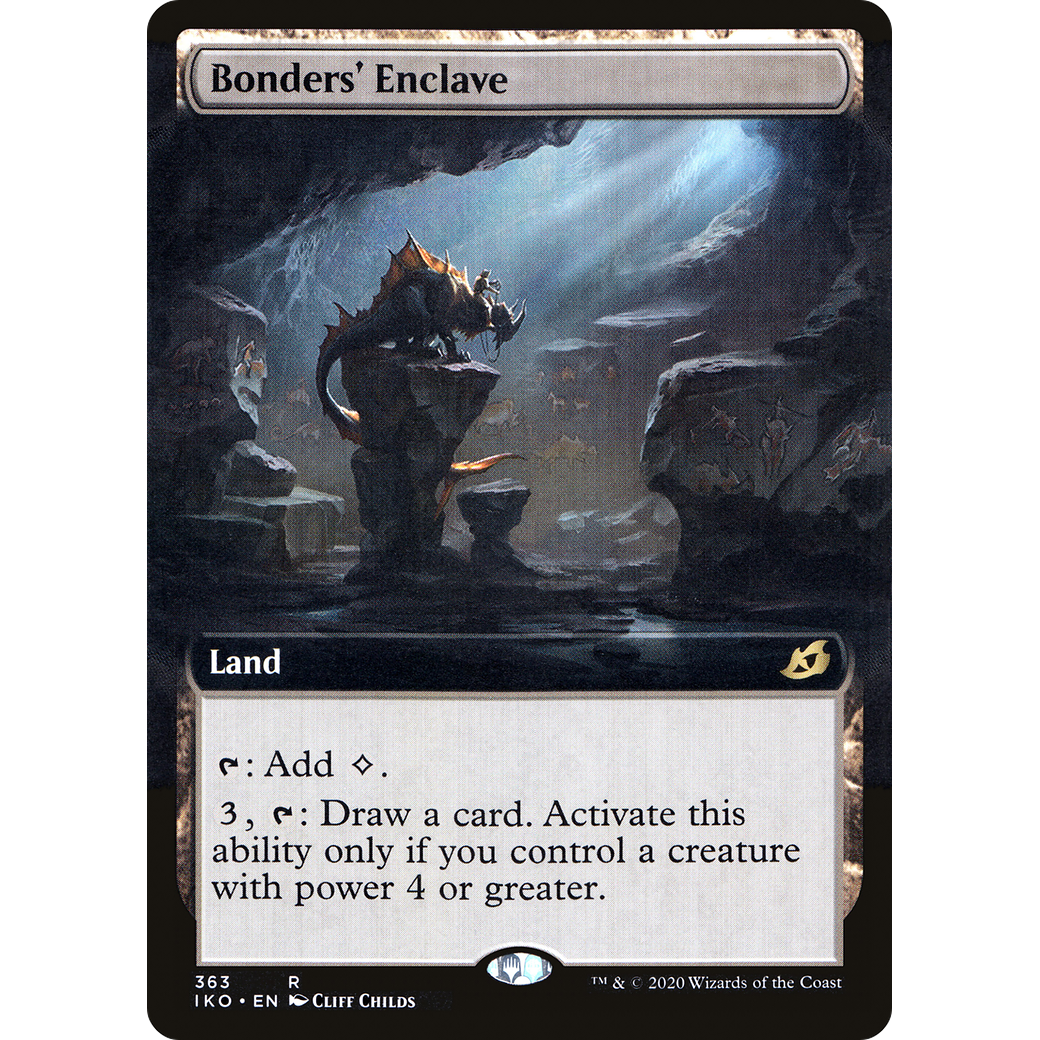 Bonders' Enclave (Extended Art) (IKO-363) - Ikoria: Lair of Behemoths: (Extended Art) Foil