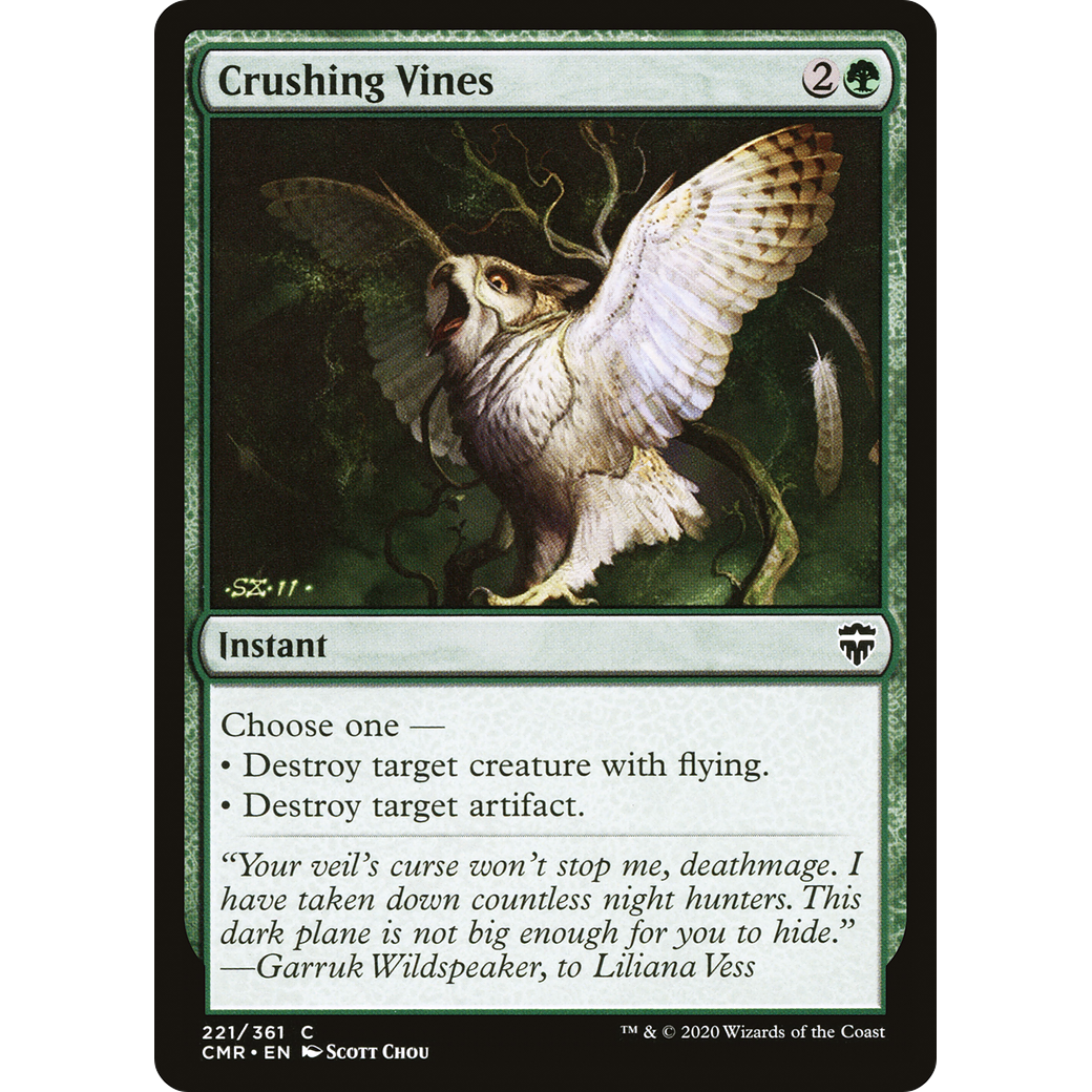 Crushing Vines (CMR-221) - Commander Legends
