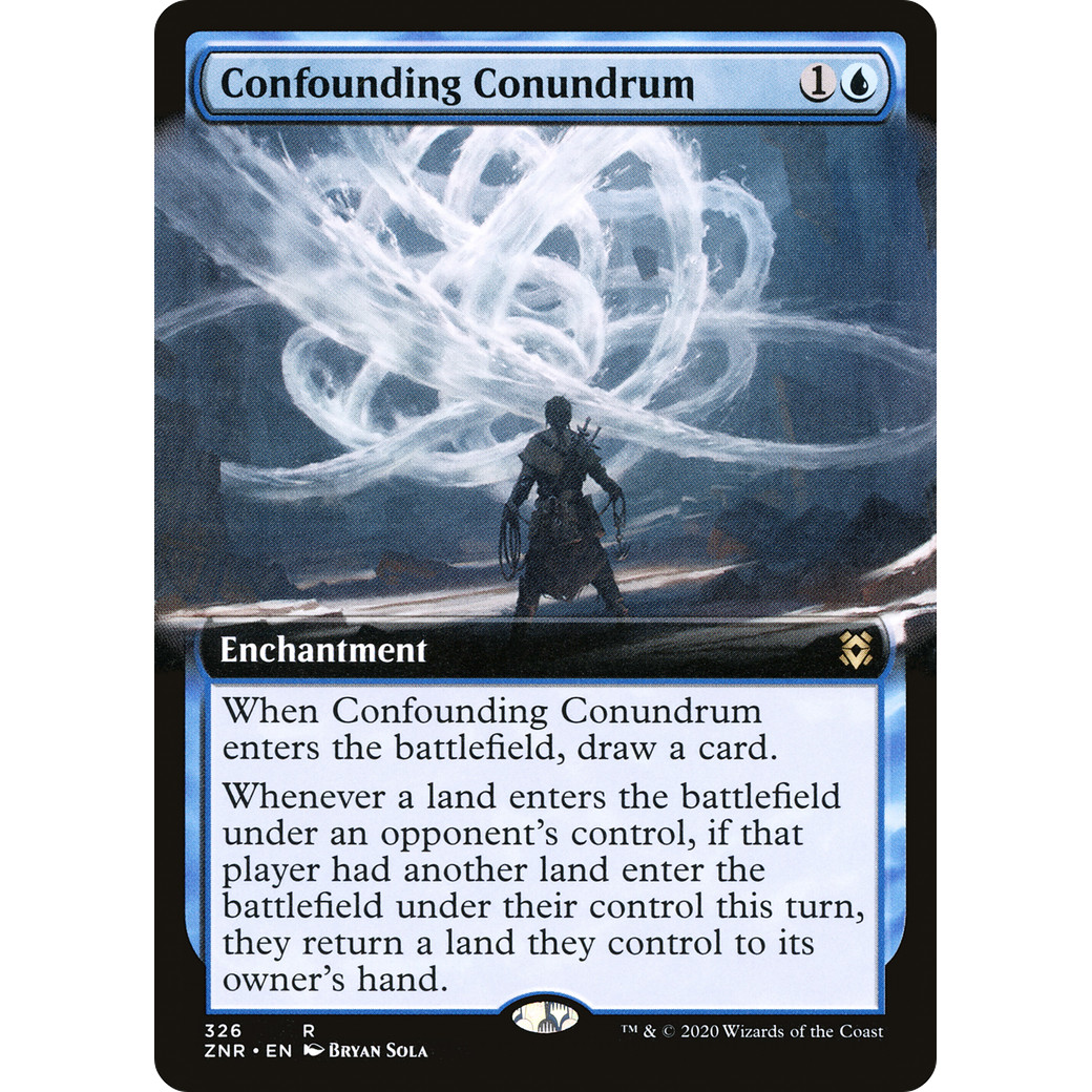 Confounding Conundrum (Extended Art) (ZNR-326) - Zendikar Rising: (Extended Art) Foil