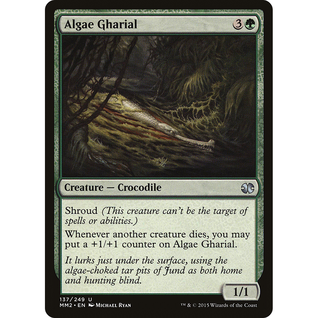 Algae Gharial (MM2-137) - Modern Masters 2015 Foil