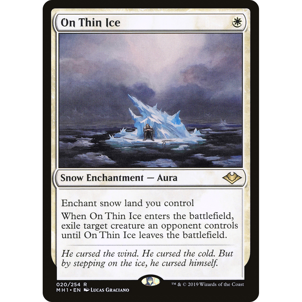 On Thin Ice (MH1-020) - Modern Horizons Foil