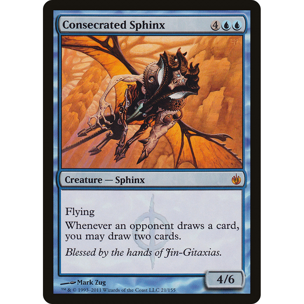 Consecrated Sphinx (MBS-021) - Mirrodin Besieged