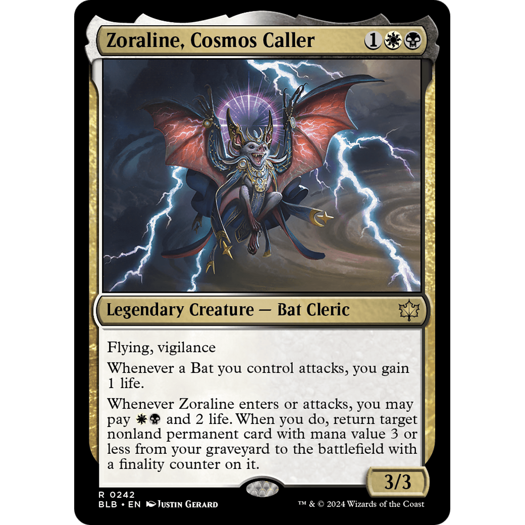 Zoraline, Cosmos Caller (BLB-242) - Bloomburrow Foil